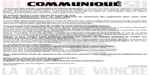 [PSG] Communiqué Block Parisii