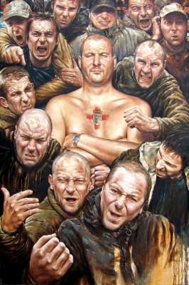 Millwall Fans peint par Morgan Penn _1